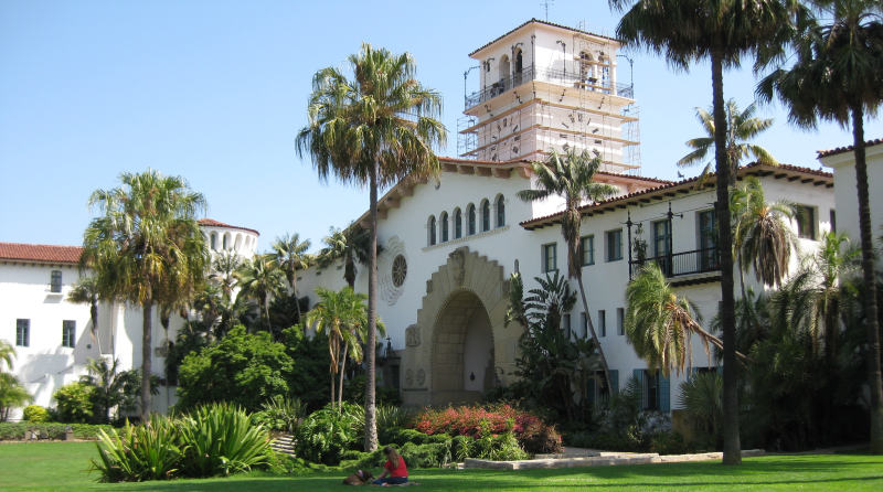 A Picture Of Santa Barbara County Courthouse